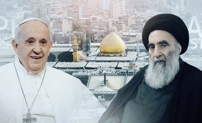 Papa ile Sistani Necef'te görüştü
